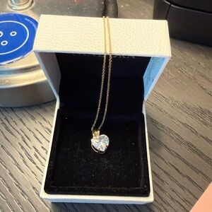 14K Gold Heart Pendant Necklace